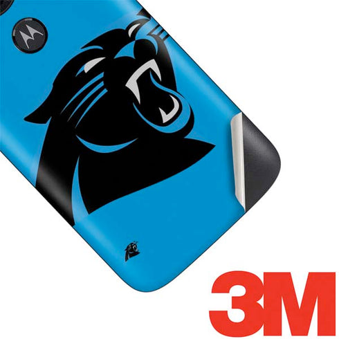 NFL Carolina Panthers Large Logo Moto E5 Play Skin